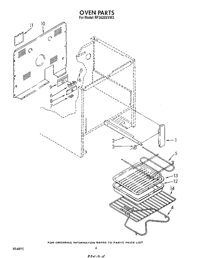 Diagram for RF3620XVW3