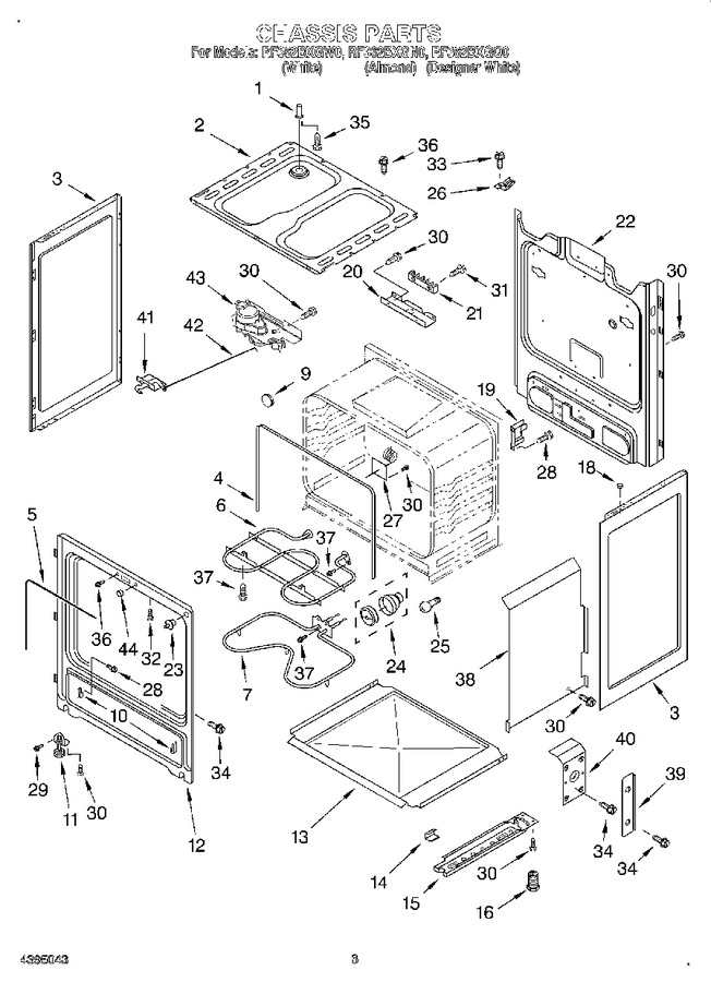 Diagram for RF362BXGW0