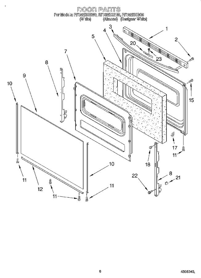 Diagram for RF362BXGW0