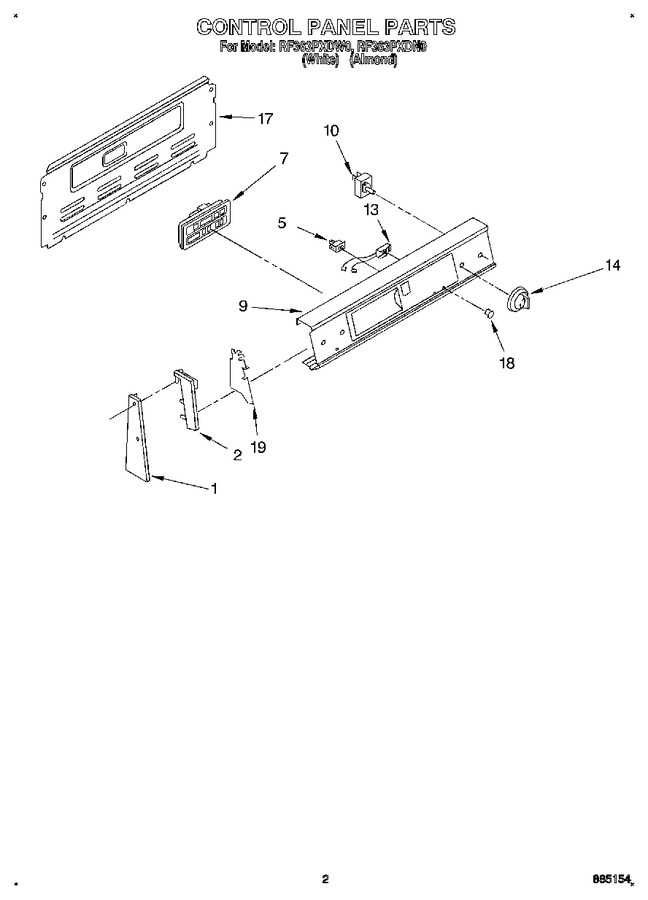 Diagram for RF363PXDW0