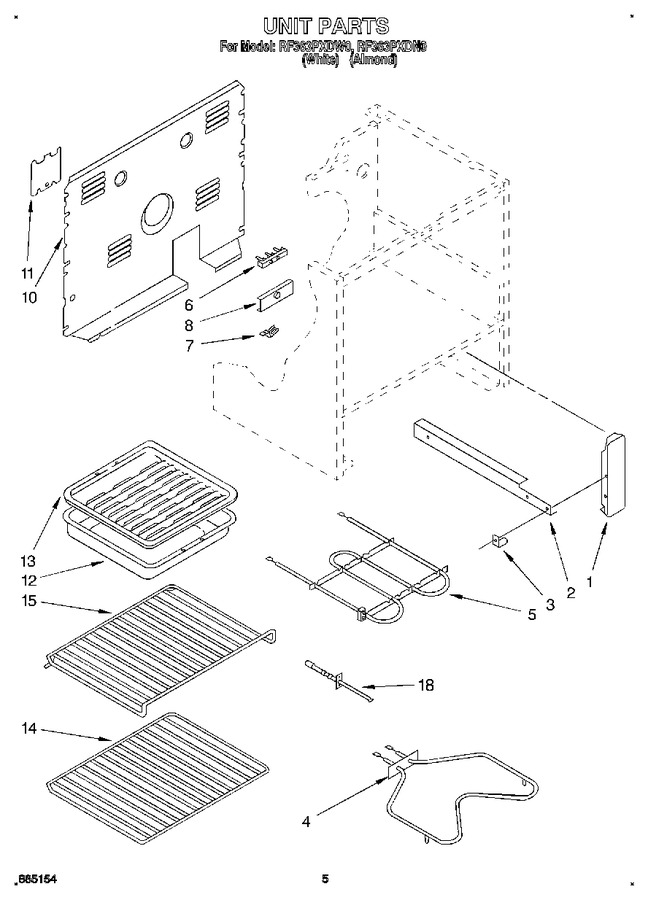 Diagram for RF363PXDW0