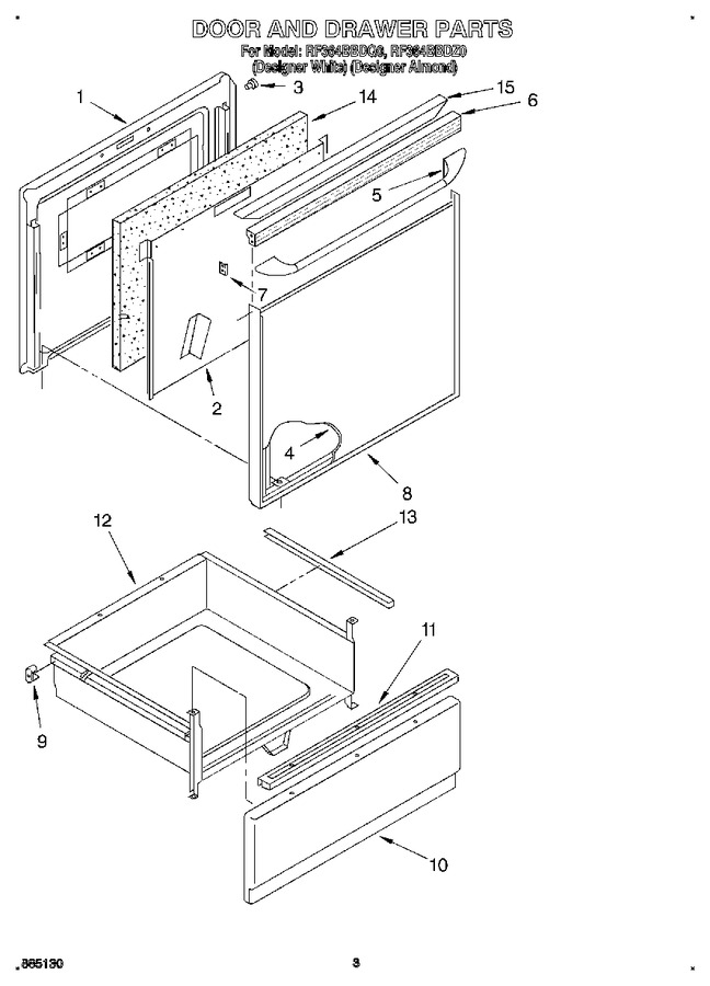 Diagram for RF364BBDQ0