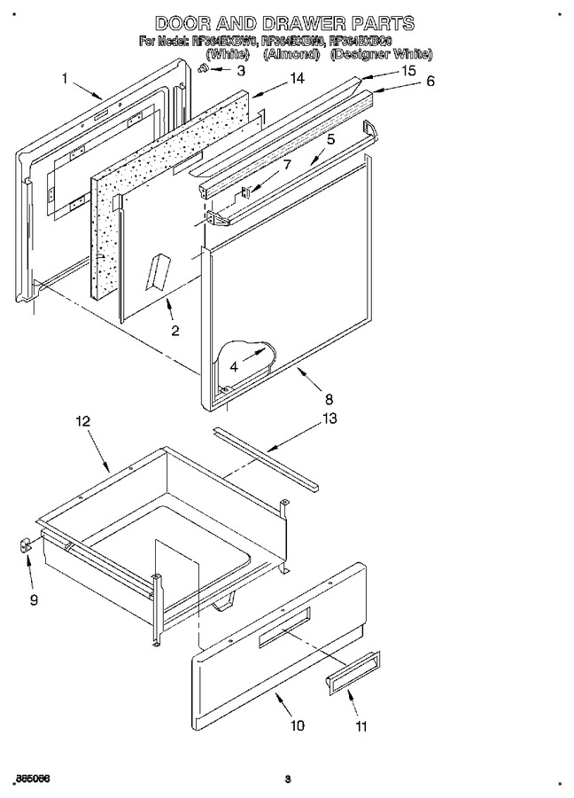 Diagram for RF364BXBN0