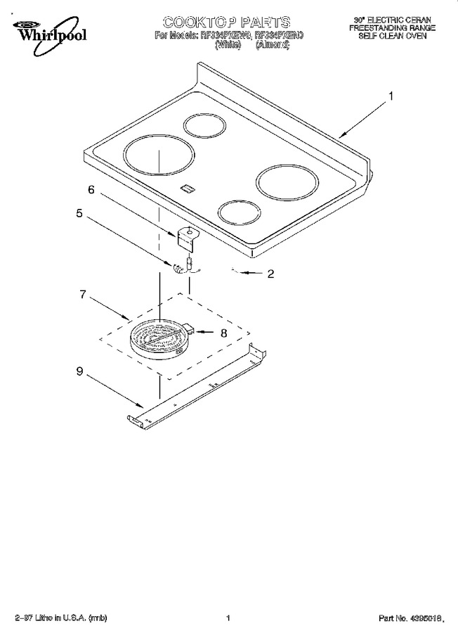 Diagram for RF364PXEN0