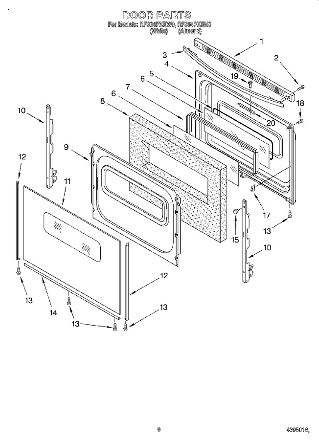 Diagram for RF364PXEN0
