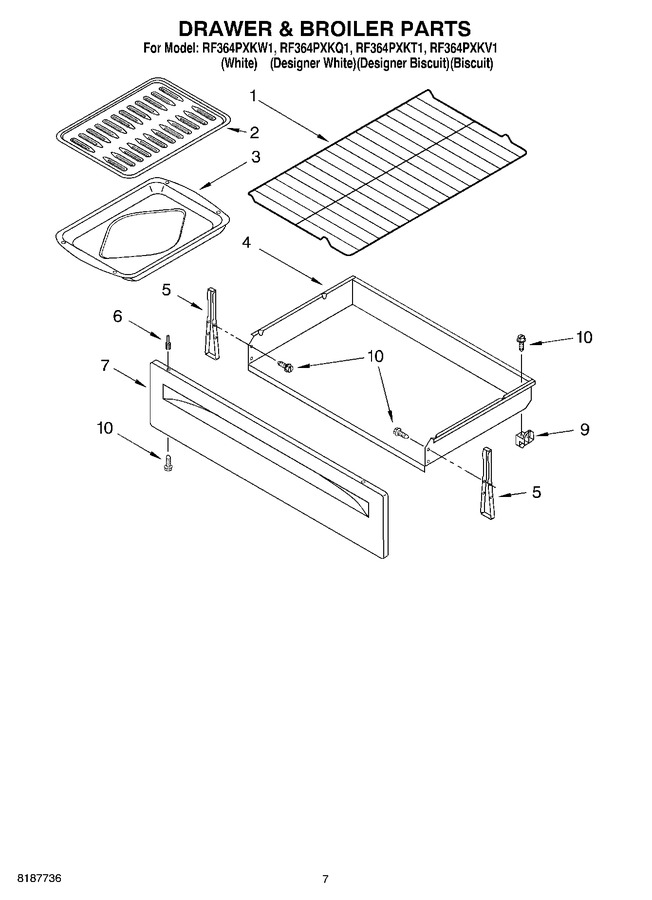 Diagram for RF364PXKW1