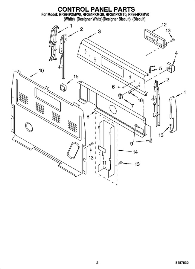 Diagram for RF364PXMQ0