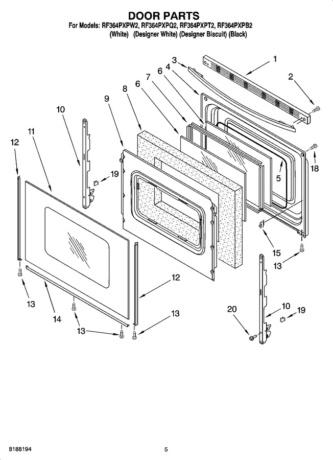 Diagram for RF364PXPQ2