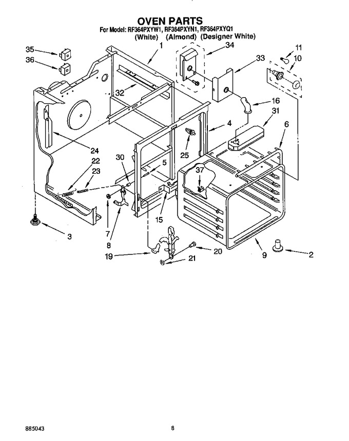Diagram for RF364PXYQ1