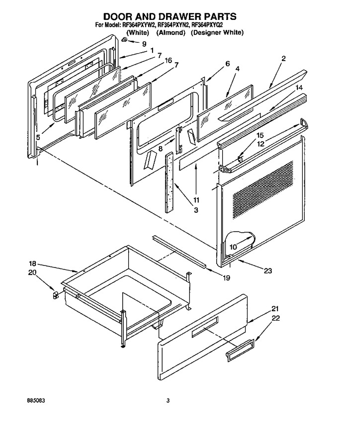 Diagram for RF364PXYQ2