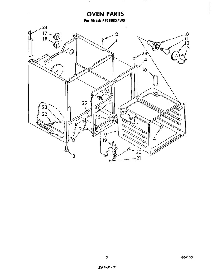 Diagram for RF365BXPW0