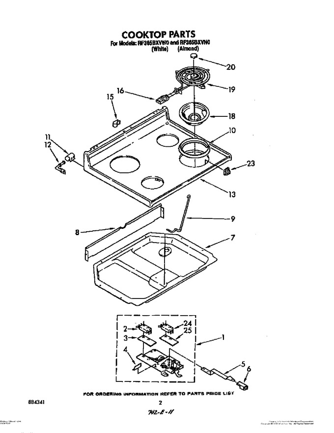 Diagram for RF365BXVW0