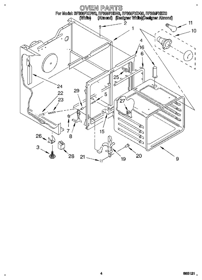 Diagram for RF365PXDN0