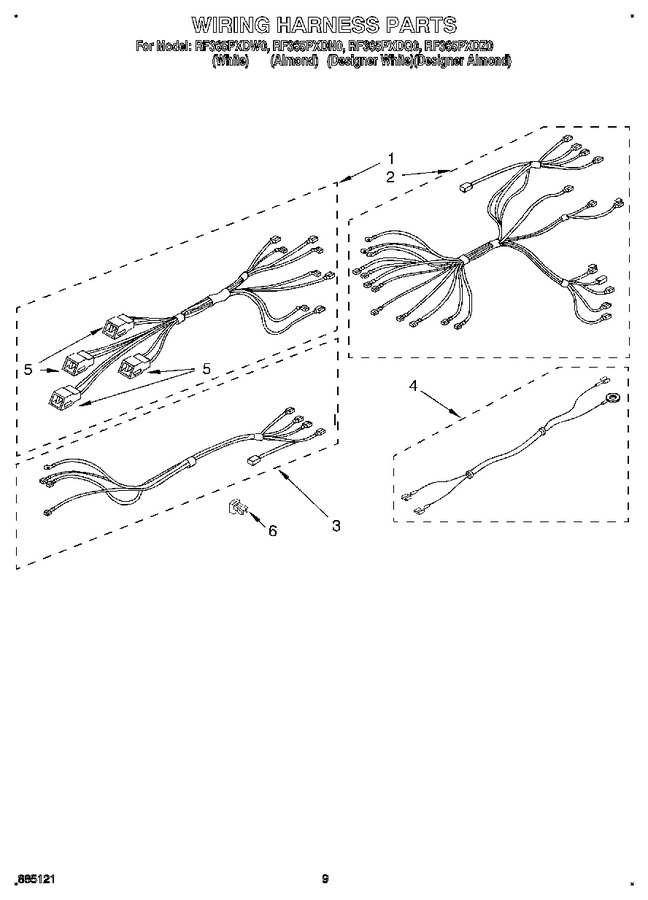Diagram for RF365PXDN0