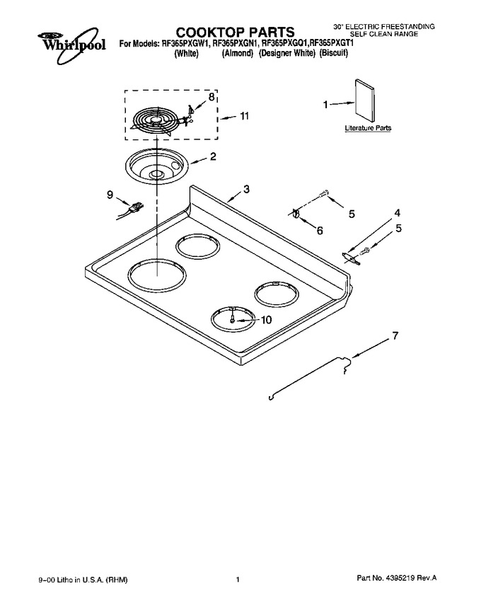 Diagram for RF365PXGQ1