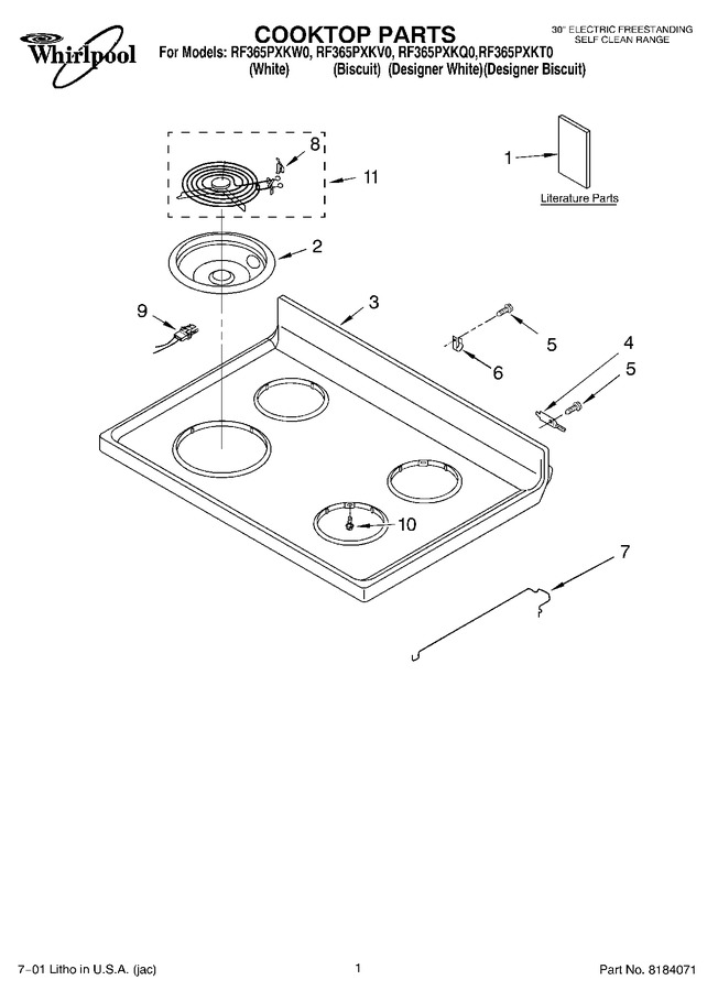 Diagram for RF365PXKV0