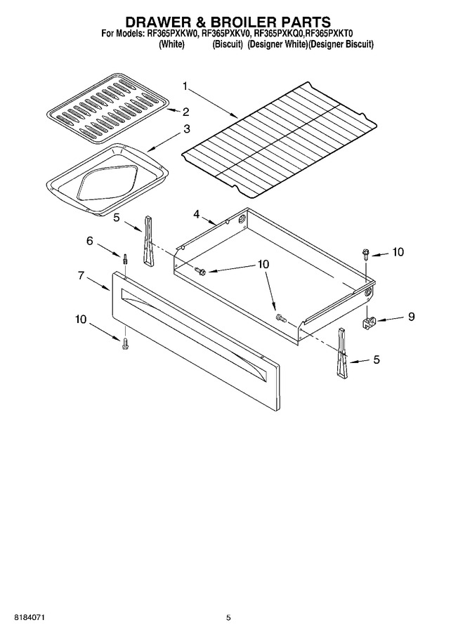 Diagram for RF365PXKT0