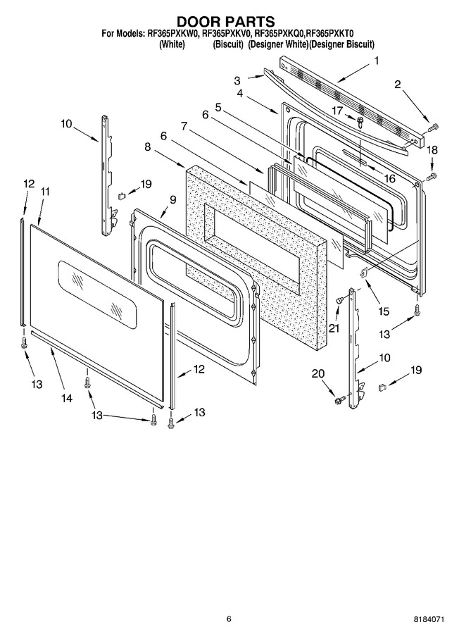 Diagram for RF365PXKQ0