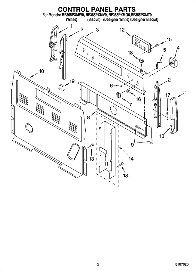 Diagram for RF365PXMT0