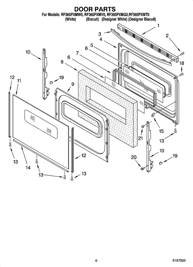 Diagram for RF365PXMQ0