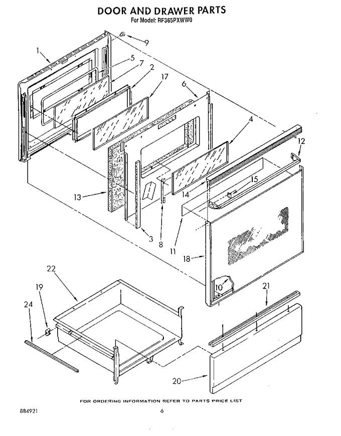 Diagram for RF365PXWN0