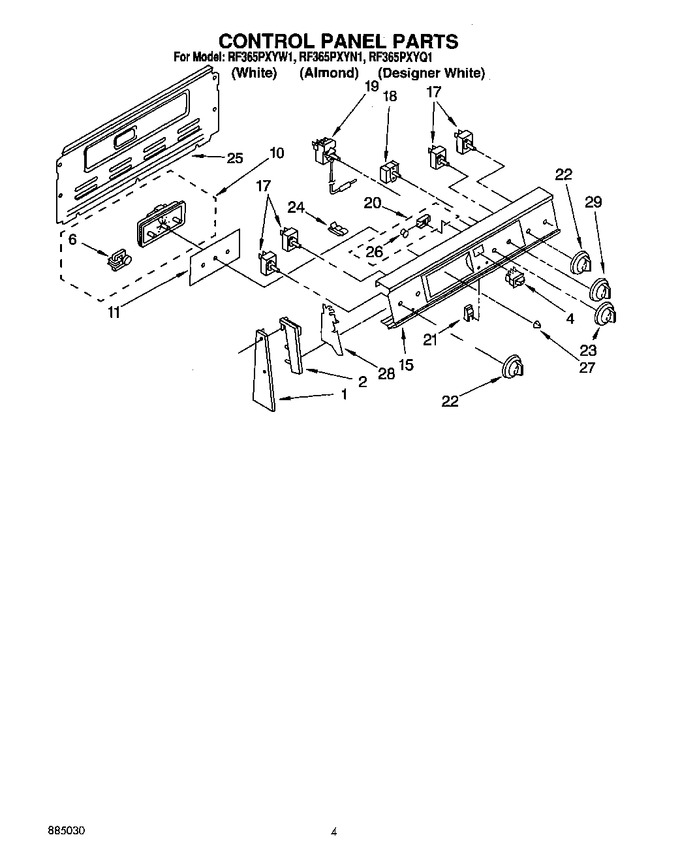 Diagram for RF365PXYN1