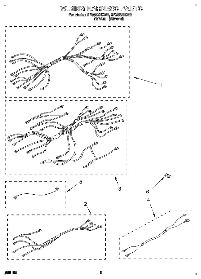 Diagram for RF3663XDW0
