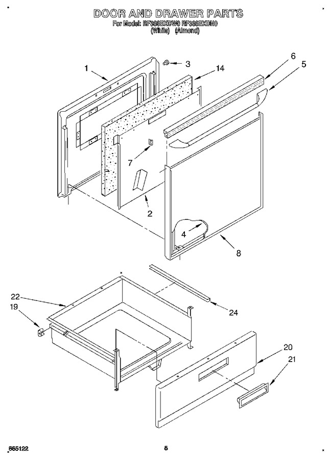 Diagram for RF366BXDN0