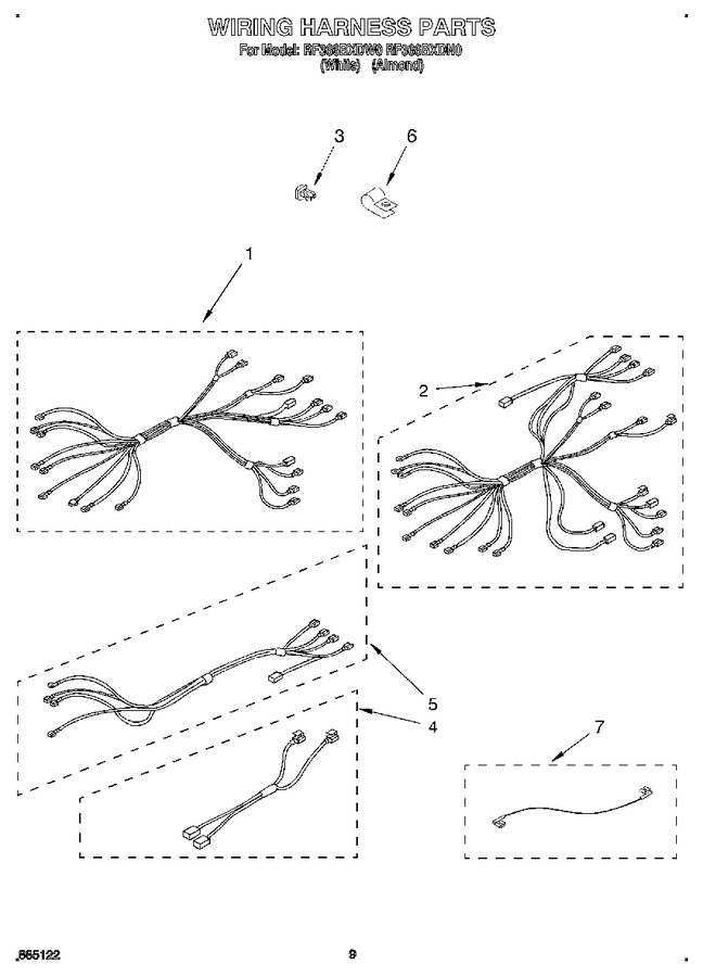 Diagram for RF366BXDN0