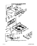 Diagram for 02 - Cooktop And Control, Lit/optional