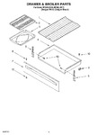 Diagram for 04 - Drawer And Broiler