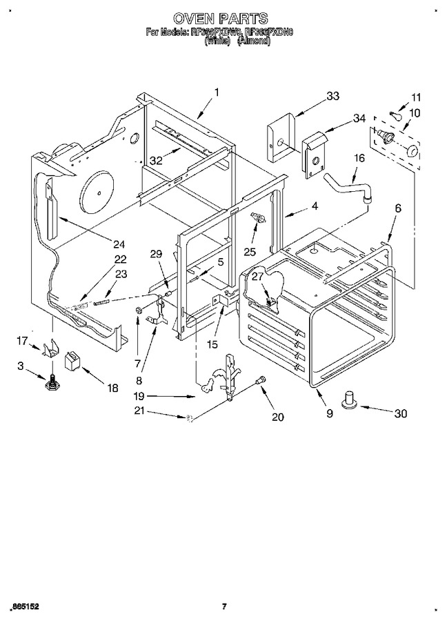 Diagram for RF366PXDW0