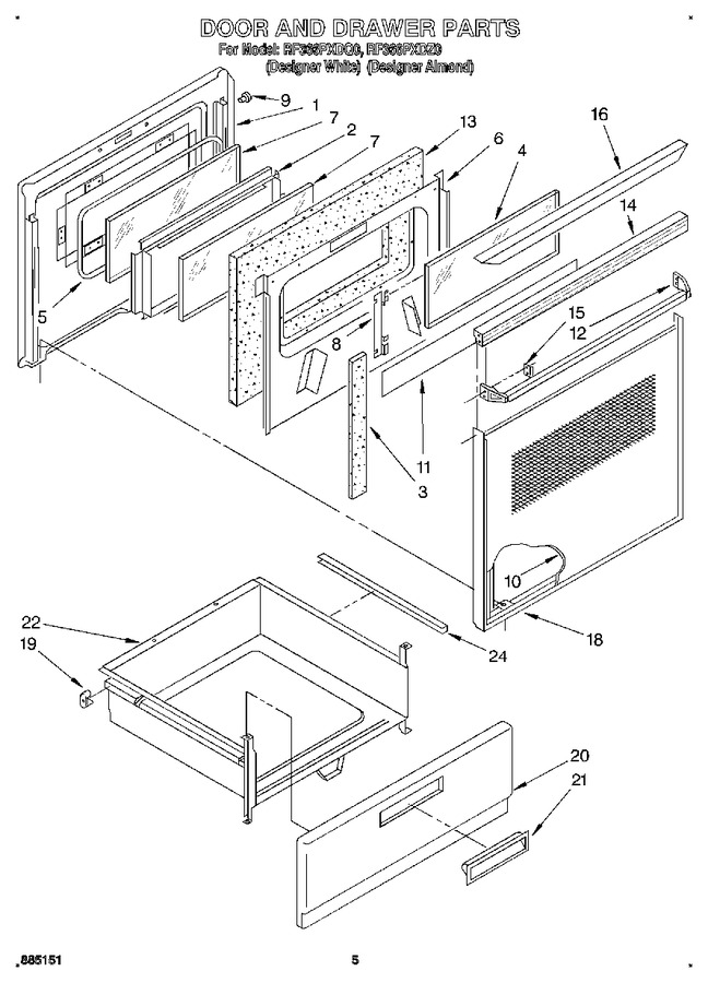 Diagram for RF366PXDQ0