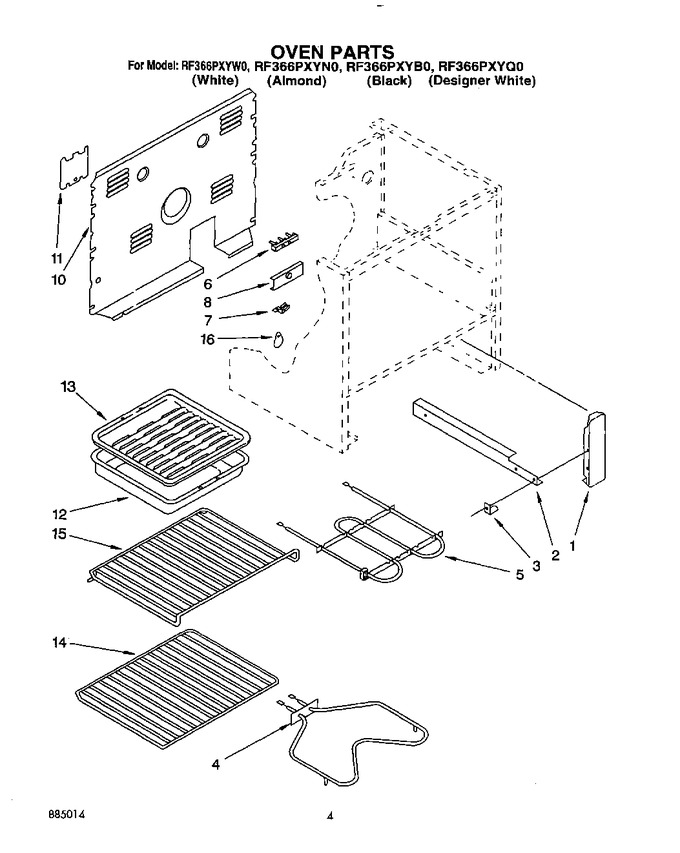 Diagram for RF366PXYB0