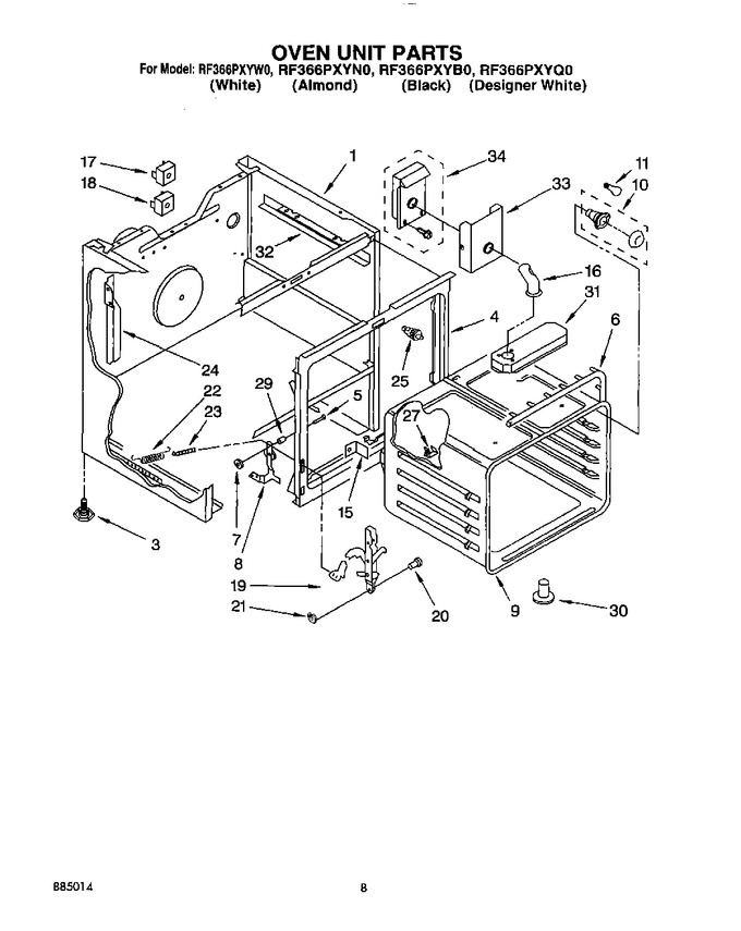Diagram for RF366PXYB0