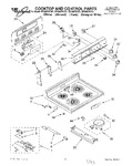 Diagram for 01 - Cooktop And Control, Lit/optional