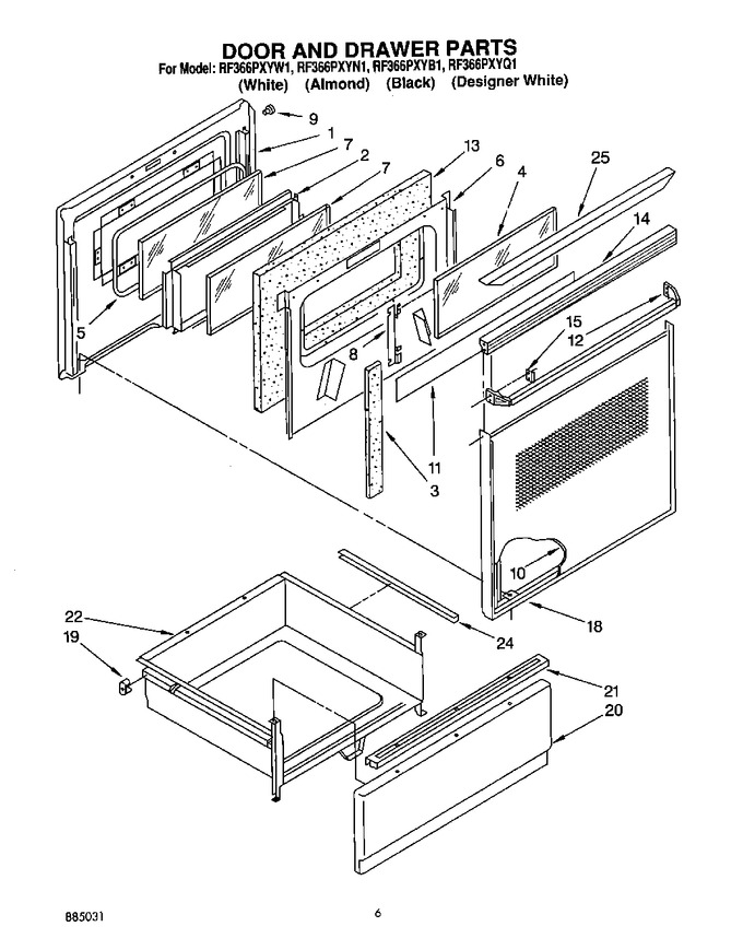 Diagram for RF366PXYW1