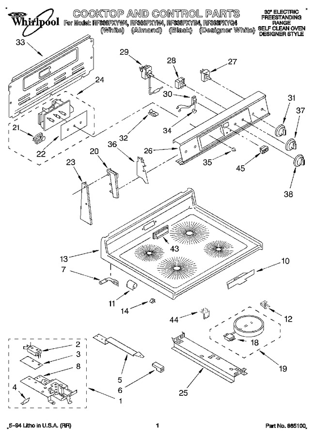 Diagram for RF366PXYN4