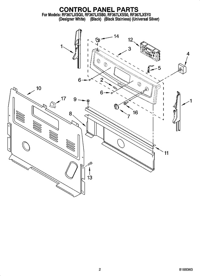 Diagram for RF367LXSY0
