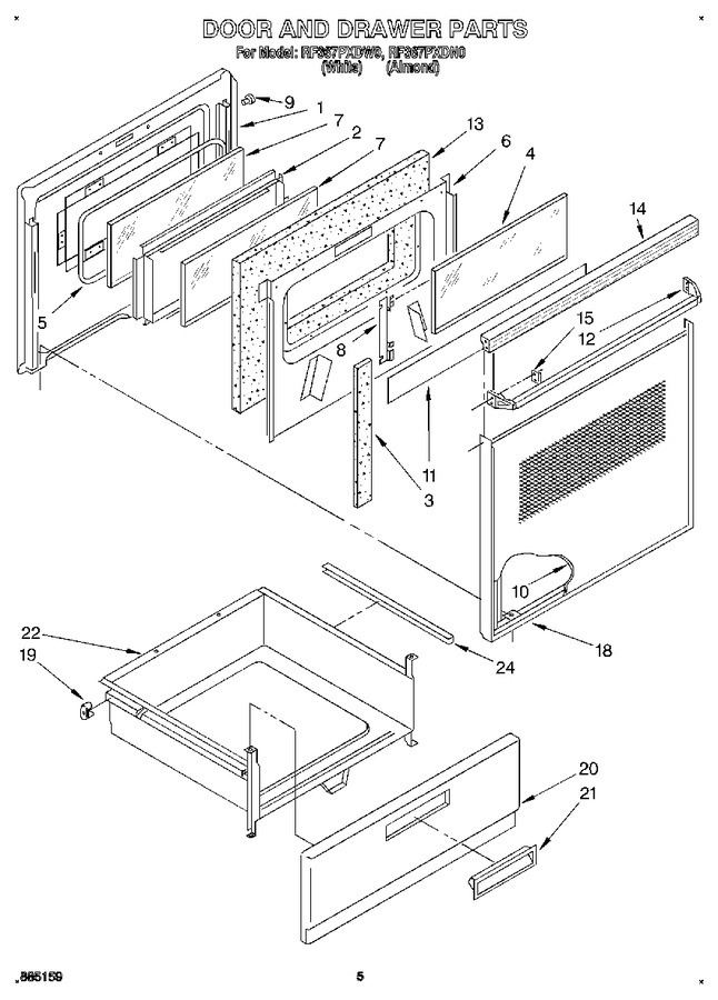 Diagram for RF367PXDN0
