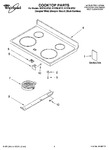 Diagram for 01 - Cooktop Parts