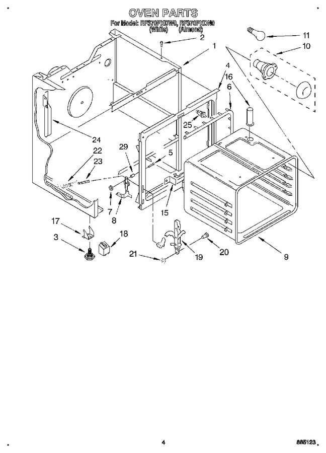 Diagram for RF370PXDW0