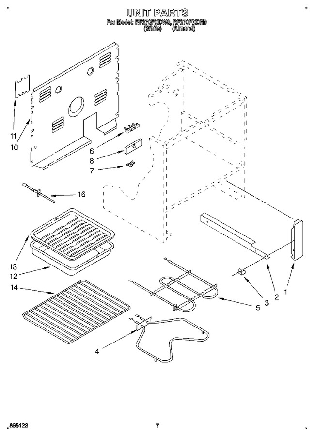 Diagram for RF370PXDW0