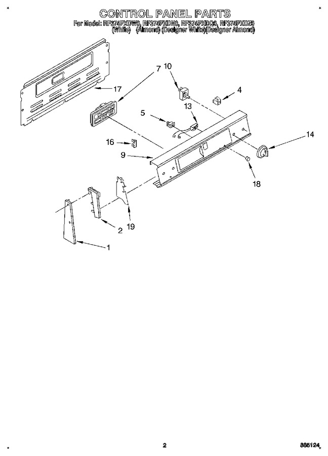 Diagram for RF374PXDZ0