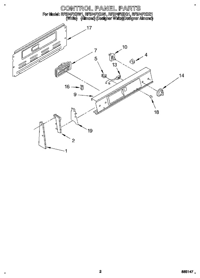 Diagram for RF374PXDN1