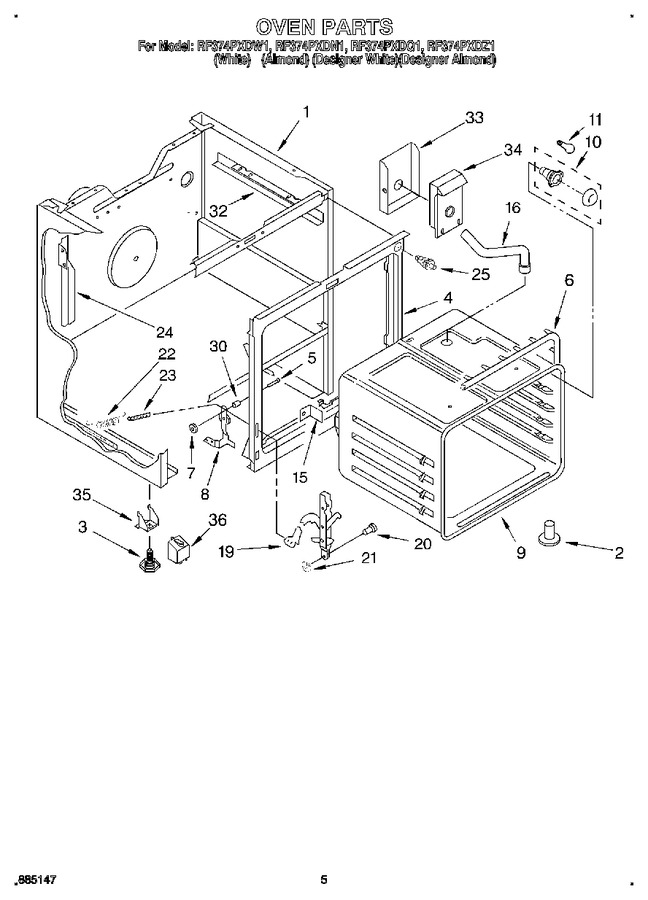 Diagram for RF374PXDW1