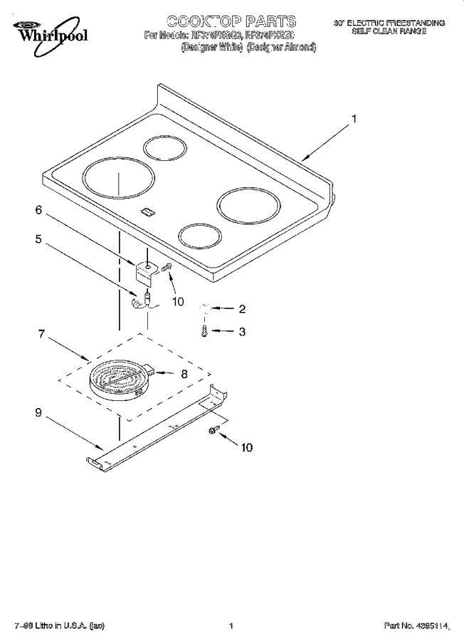 Diagram for RF374PXGZ0