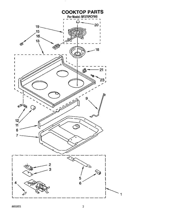 Diagram for RF375PCYW0