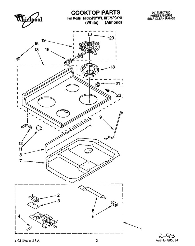 Diagram for RF375PCYW1