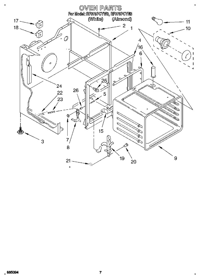 Diagram for RF375PCYW3